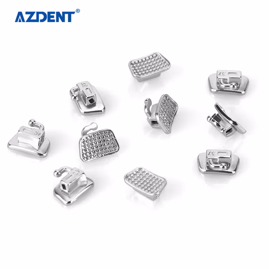 Azdent Monoblock Dental 2ND Non Convertible Orthodontic Roth Buccal Tube Marked
