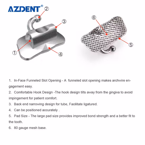 Azdent Dental1st Buccal Tube Non