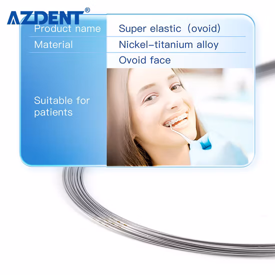 Hot Sale Round/Rectangular Different Size Dental Orthodontic Arch Wire Niti Archwire