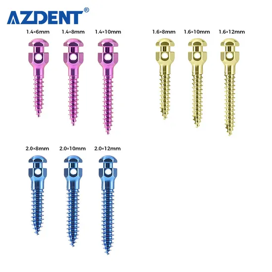 New Promotion Dental Orthodontic Micro Implants Screw φ 1.4mm/φ 1.6mm/φ 2.0mm