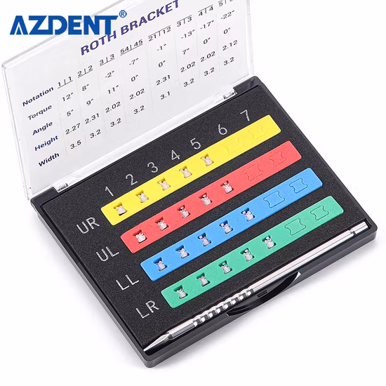 Dental Clear Braces Pure Ceramic Orthodontic Sapphire Bracket