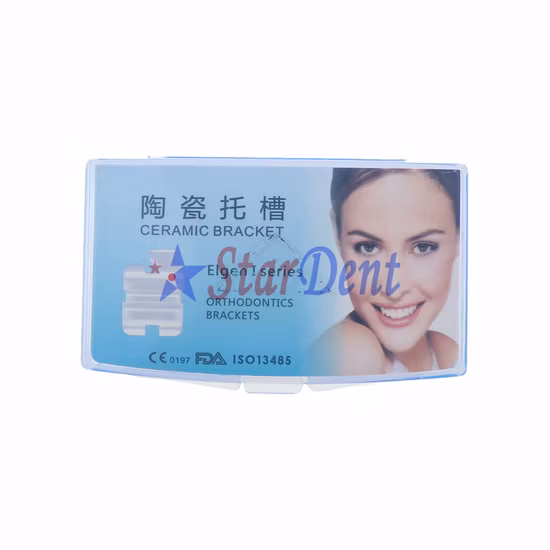 China Supply Dental Orthodontic Materials Monoblock Base Mini Roth Ceramic Bracket Orthodontic